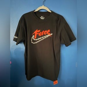 Black Nike Force Swoosh T-shirt S